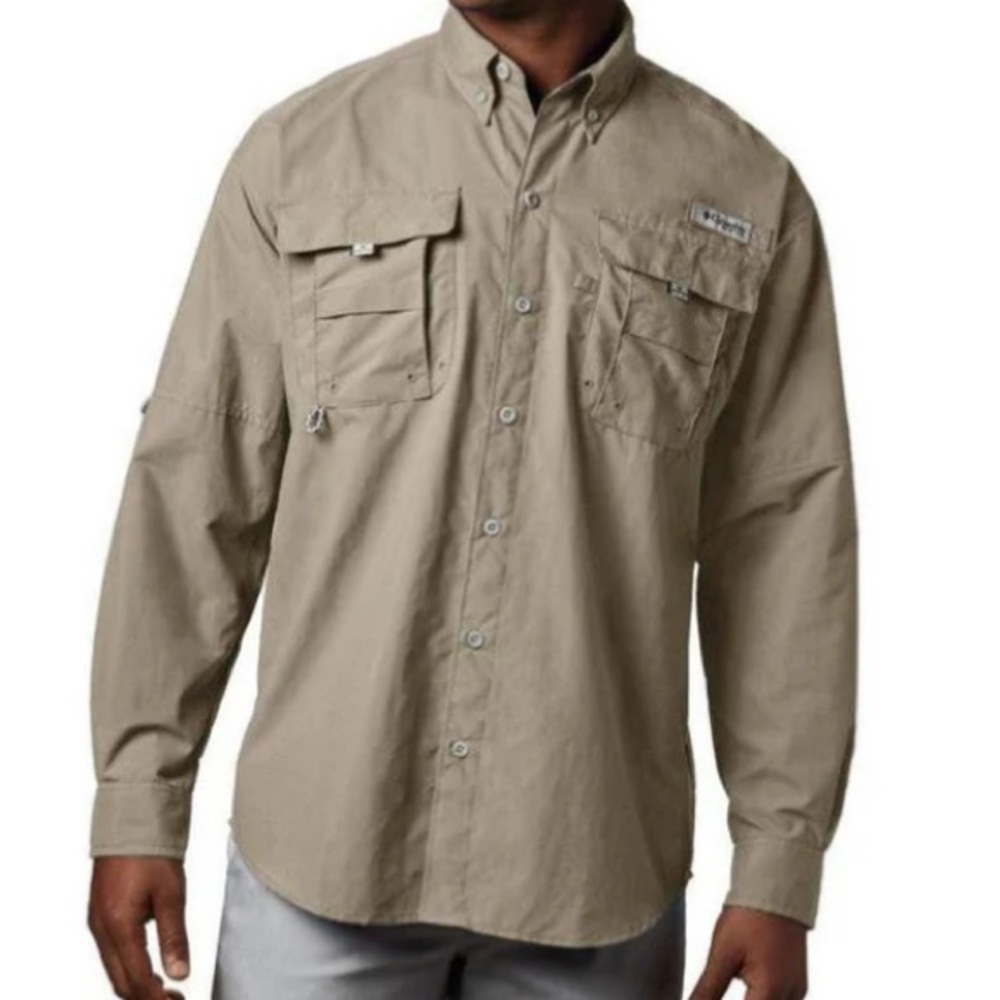 Columbia Men’s Bahama Ling Sleeve Fishing Shirt Jacket XL